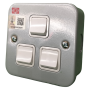 UMS METAL CLAD SWITCH - MODULAR (1G, 2G, 3G, 4G X 1W)