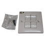 UMS PVC LAMP FLUSH SWITCH - (6011-1W, 6021-1W, 6031-1W, 6041-1W)