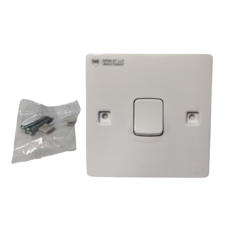 UMS PVC LAMP FLUSH SWITCH - (6011-1W, 6021-1W, 6031-1W, 6041-1W)