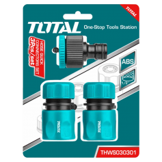 TOTAL 3 PIECE HOSE QUICK CONNECTOR SET (THWS030301)