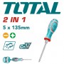 TOTAL 2 in 1 SCREWDRIVER SET 5mm X 135mm (THT250226)