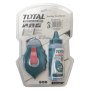 TOTAL 30M CHALK LINE REAL WITH 1Bottle CHALK, 1pcs SPIRIT BUBBLE (THT661301)