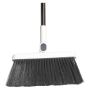 BOSSMAN SOFT HAIR BROOM SET TYPE-2 - WHITE (DUST PAIL + BROOM) BB2-W 180°