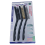 3PCS MINI WIRE BRUSH - PVC / STEEL / BRASS (775-3PC)