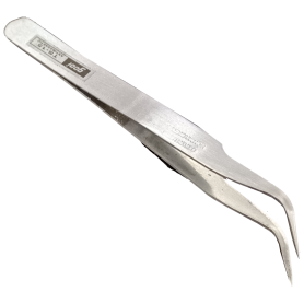 STAINLESS STEEL TWEEZERS - BEND 拔毛夹 ~ 曲 (TS-15)