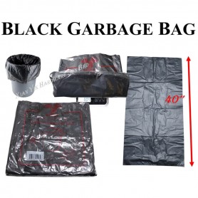 E GARBAGE BAG - BLACK (32" X 40' X 800GM)