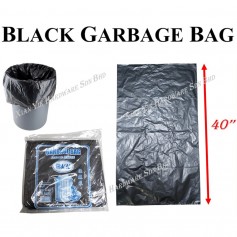E GARBAGE BAG - BLACK (35" X 40" X 1KG)
