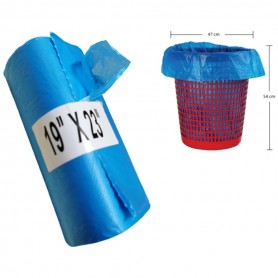 E GARBAGE BAG - BLUE (19" X 23" X 25pcs)