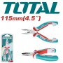 TOTAL MINI LONG NOSE PLIERS 4.5"-115mm (THTMN256)