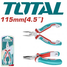 TOTAL MINI LONG NOSE PLIERS 4.5"-115mm (THTMN256)