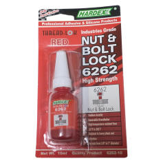 HARDEX THREAD LOCKER - RED - NUT BOLT LOCK (6262 X 10ML)