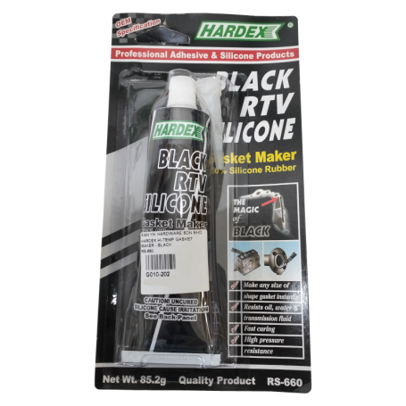 HARDEX HI-TEMP GASKET MAKER - BLACK (RS-660)