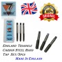 ENGLAND TRIANGLE CARBON STEEL HAND TAP - MM SIZE 3mm TO 30mm