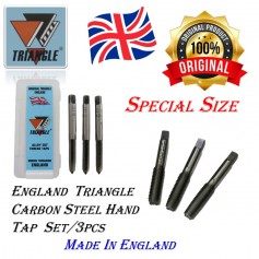 England Triangle SPECIAL SIZE Carbon Steel Hand Taps (6mm – 24mm)