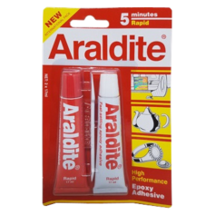ARALDITE RED & WHITE GLUE RAPID - 5 MIN (15ML AR-515)