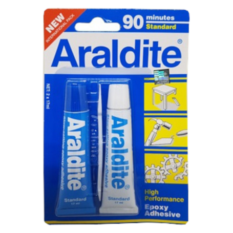 ARALDITE BLUE & WHITE ARALDITE GLUE STANDARD- 90 MIN (15ML AS-9015)
