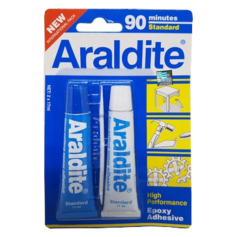 ARALDITE BLUE & WHITE ARALDITE GLUE STANDARD- 90 MIN (15ML AS-9015)