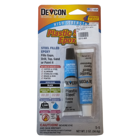 DEVCON 5MINITE PLASTIC STEEL EPOXY (S-5)