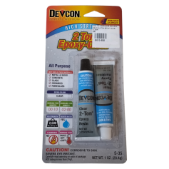 DEVCON 2TON EPOXY GLUE - CLEAR (S35)