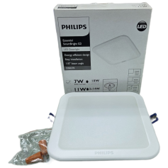 PHILIPS DOWNLIGHT - SQUARE 125mm (5") DN027B (7W ~ Cool White)
