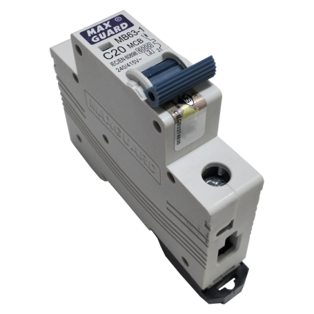 MAXGUARD 1POLE MCB FUSE (MALAYSIA) WHITE (1 POLE)
