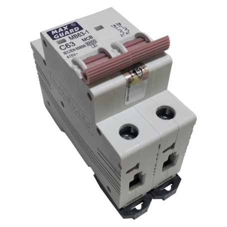 MAXGUARD 1POLE MCB FUSE (MALAYSIA) WHITE (2 POLE)
