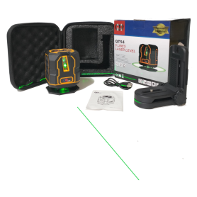 QNINE QT54 Q9 5 LINES LASER LEVEL MACHINE ONLY - GREEN T54 (1V 360H 5 Line 360° degree)