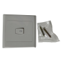 MK PVC DOOR BELL PUSH SWITCH - 10A (MK-S8878B)