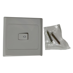 MK PVC DOOR BELL PUSH SWITCH - 10A (MK-S8878B)