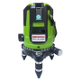 BOSSMAN LASER LEVEL MACHINE WITH 2 Battery GREEN (BGE17) (1H4V 5Line 45 degree)