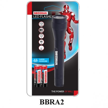 BOSSMAN LED TORCH - BLACK