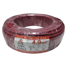 MALAYSIA PVC WIRE CABLE - RED (1.5mm - 6.0mm)