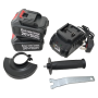 KAR98K 20V/4.0Ah 100mm CORDLESS ANGLE GRINDER WITH 2pc 4.0Ah Battery & Charger