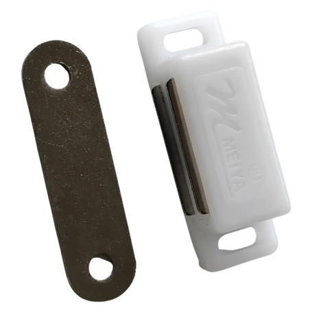 CABINET PVC KITCHEN MAGNET CATCH (WHITE) (SMALL, 7023 - BIG)