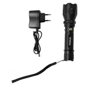 21-51-2 SMILING SHARK FLASHLIGHT 3-FUNCTION (RECHARGEBLE)  (9010)