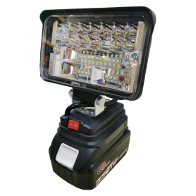 Q9 Qnine SET-2 CORDLESS WORK LIGHT 4" (100mm) WITH 21V X 4.0Ah Battery & Charger (QET 43048 SET2)