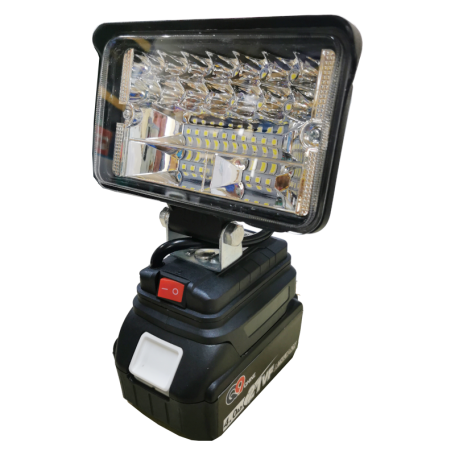 Q9 Qnine SET-2 CORDLESS WORK LIGHT 4" (100mm) WITH 21V X 4.0Ah Battery & Charger (QET 43048 SET2)