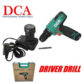 DCA 12Vx2.0Ah CORDLESS DRIVER DRILL 10mm x 35N.m x 150W - 1.0kg ADJZ1202