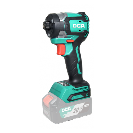 DCA 20Vx4.0Ah CORDLESS BRUSHLESS IMPACT DRIVER 28-208N.m x 600W - 1.6kg ADPL208