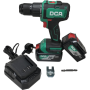 DCA 20Vx4.0Ah CORDLESS BRUSHLESS DRIVER HAMMER DRILL 13mm x 55Nm x 400W - 1.6kgADJZ2055i