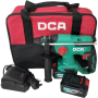 DCA 20Vx4.0Ah CORDLESS BRUSHLESS ROTARY HAMMER 2.5J x 500W - 3.2kg ADZC22