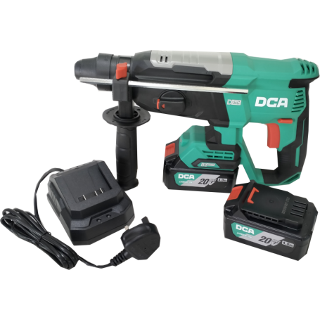 DCA 20Vx4.0Ah CORDLESS BRUSHLESS ROTARY HAMMER 3.1J x 600W x 3.4kg ADZC02-26