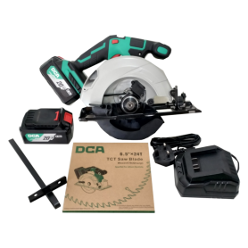 DCA 20Vx4.0Ah CORDLESS BRUSHLESS CIRCULAR SAW 165mm x 840W x 3.8kg ADMY165S