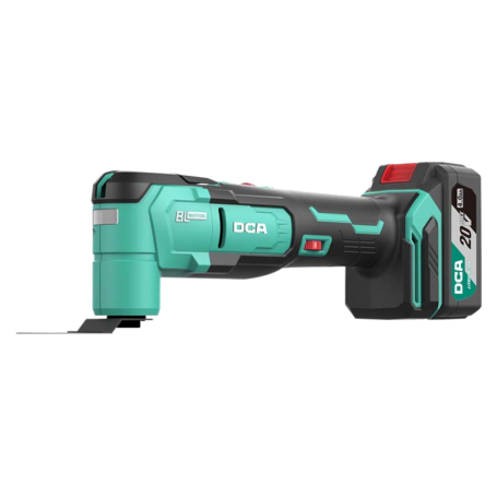 DCA 20Vx4.0Ah CORDLESS BRUSHLESS OSCILLATING MULTI-TOOL 400W - 1.7kg ADMD20