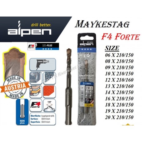 (A827) ALPEN MAYKESTAG SDS-PLUS DRILL BIT (Made In Austria)