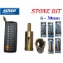 AKODA DIAMOND STONE BIT WET CORE (HEAVY DUTY CORD BIT) 6mm - 30mm