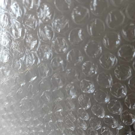 PLASTIC AIR BUBBLE WRAP SINGLE LAYER (PACKING SHEET)