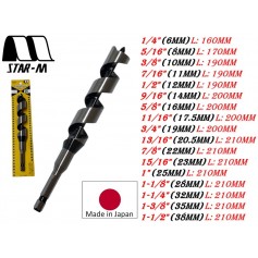 STAR-M NO: 06 JAPAN WOOD DRILL BIT - AUGER BITS IN STANDARD SIZE