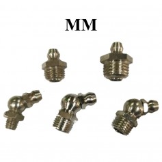 (MM) TAIWAN GREASE NIPPLE - 45 DEG / STRAIGHT
