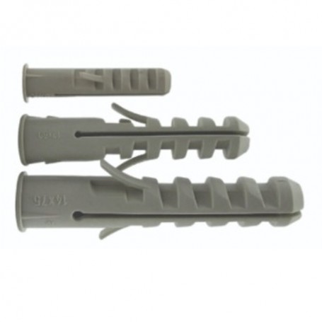 (100pcs) PVC WALL PLUG (M6 X 30mm /M8 X 40mm/M10x50mm/m12x60mm)